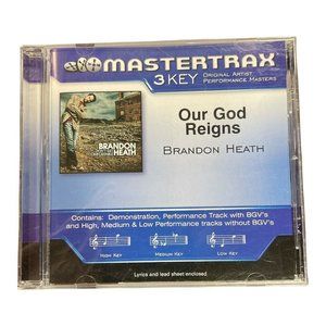 Our God Reigns Brandon Heath Mastertrax Karaoke Accompaniment CD 3 Key Gospel